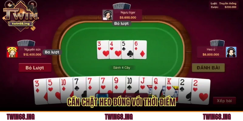 Cần chặt heo đúng với thời điểm