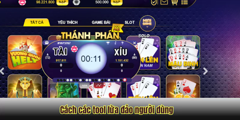 Cách các tool lừa đảo người dùng